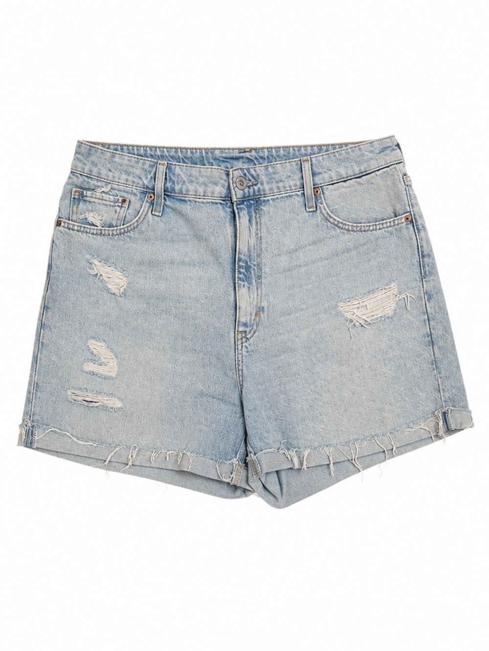 H&M Mom Comfort High Denim Shorts
